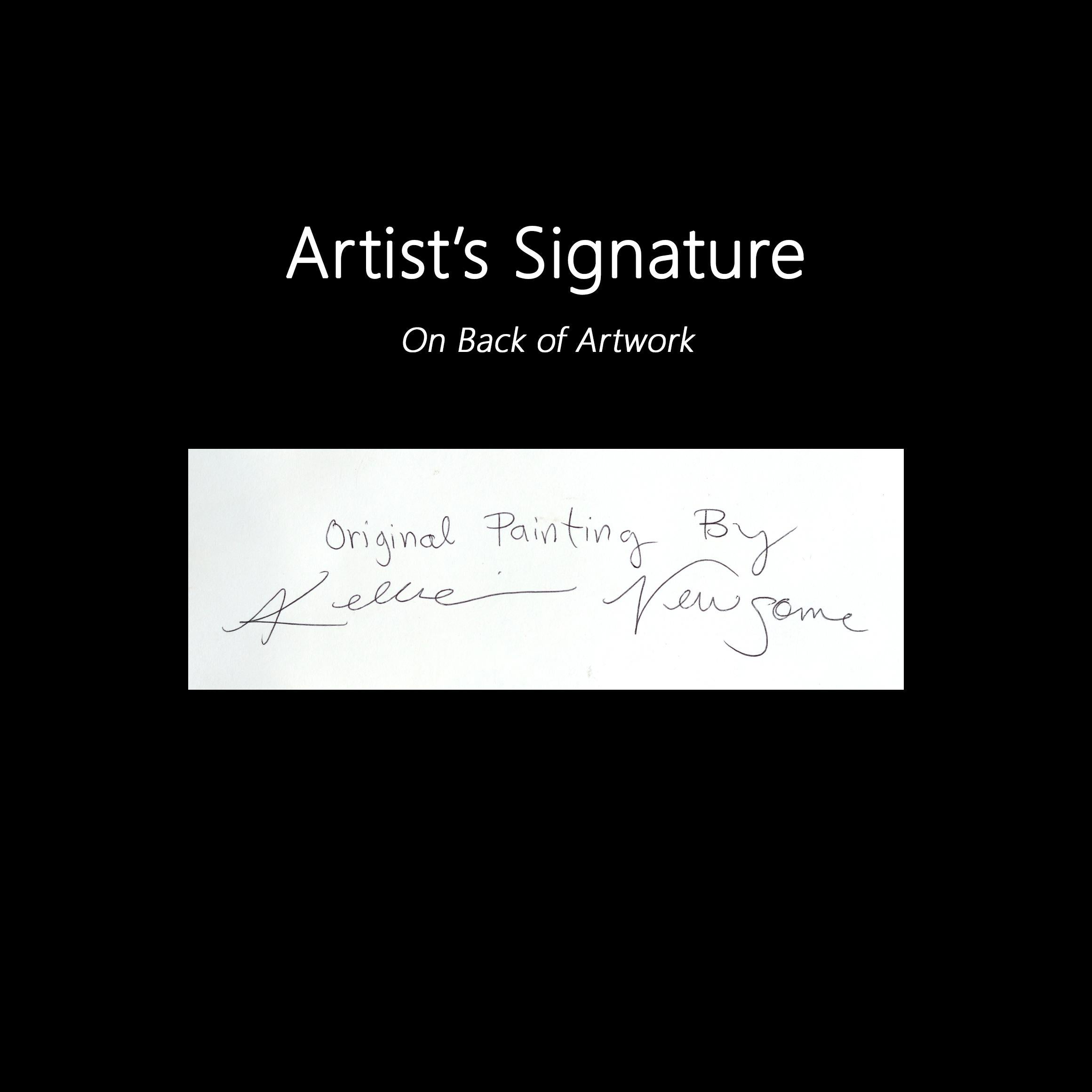 Royale mit doppeltem Käse - Lebensmittel-Stillleben Farbdurchdringung Mixed Media Painting im Angebot 3