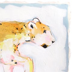 Lento y encantador - Paleta suave Tigre Pintura sobre papel