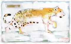 Lento y encantador - Paleta suave Tigre Pintura sobre papel