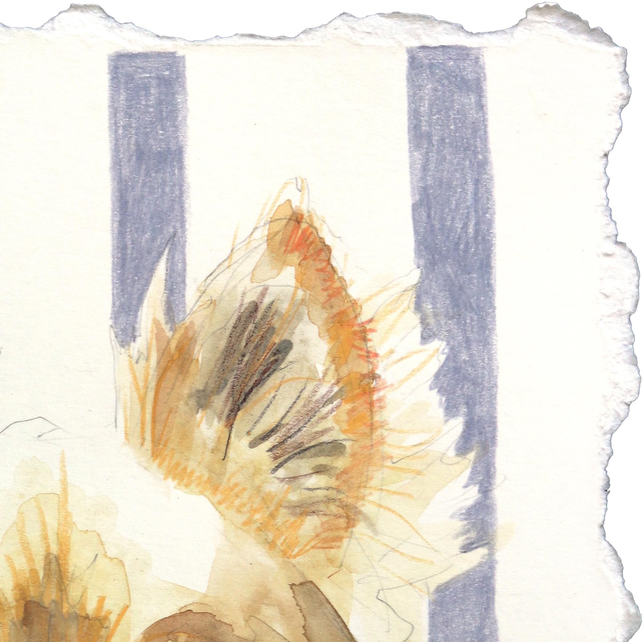 Columbus, Georgia (USA) based artist Kellie Newsome specializes in dynamic and abstracted still-life artworks. Her expressive style emphasizes line structure, creating vibrant paintings that celebrate intricate details. By skillfully applying layers