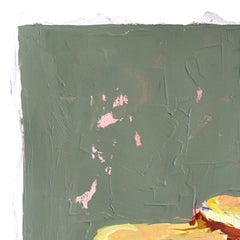Stacks - Original Abstract Breakfast Food Pancakes Still Life Artwork on Paper