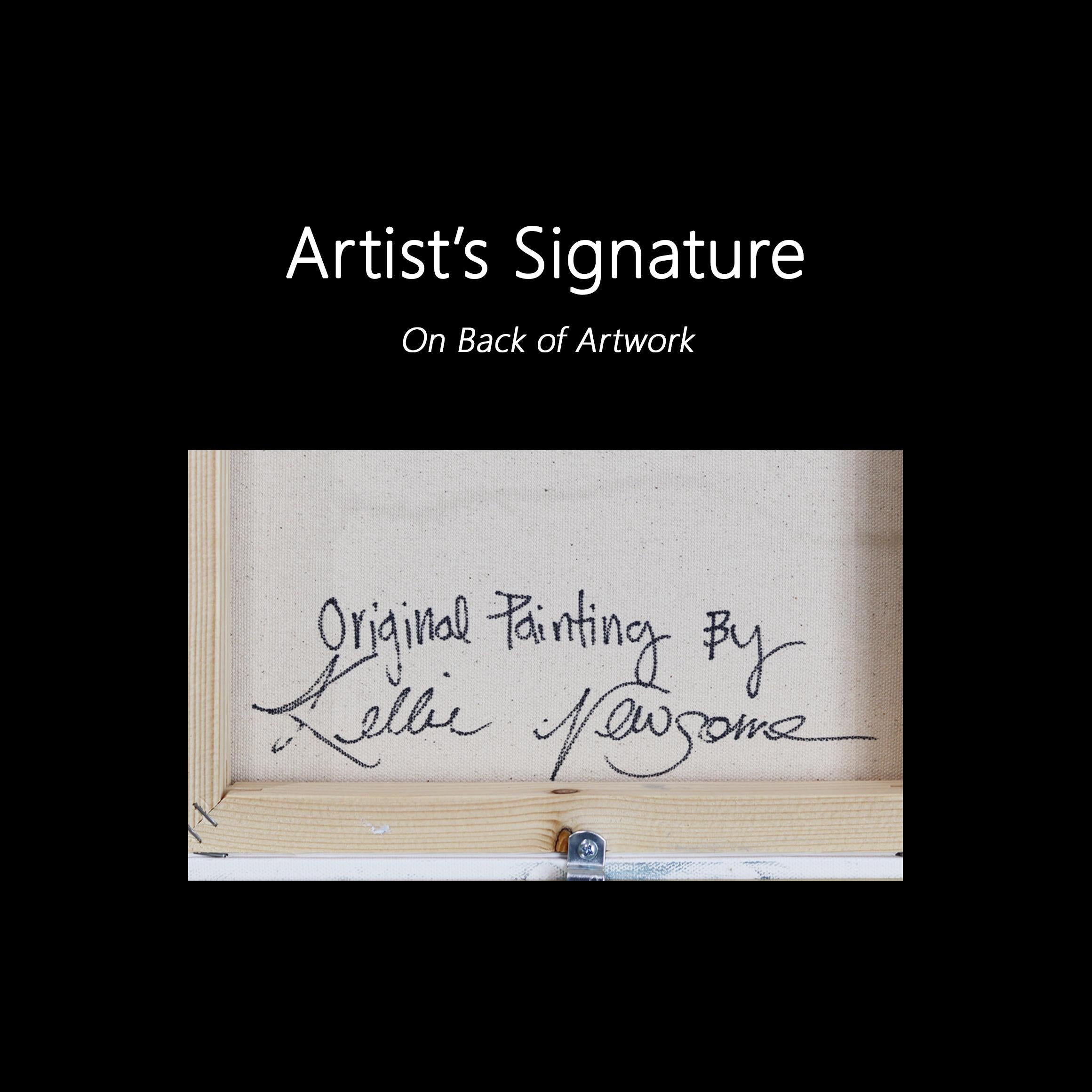 Süße Trauben - Gerahmtes abstraktes botanisches Blumenstillleben Kunstwerk auf Leinwand im Angebot 4