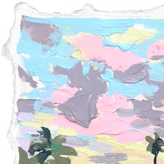 Ventura Boulevard - Original Abstract Los Angeles Landscape Mixed Media Artwork