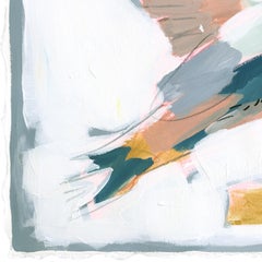 Wind in My Hair - Abstract Bird Painting on Paper
