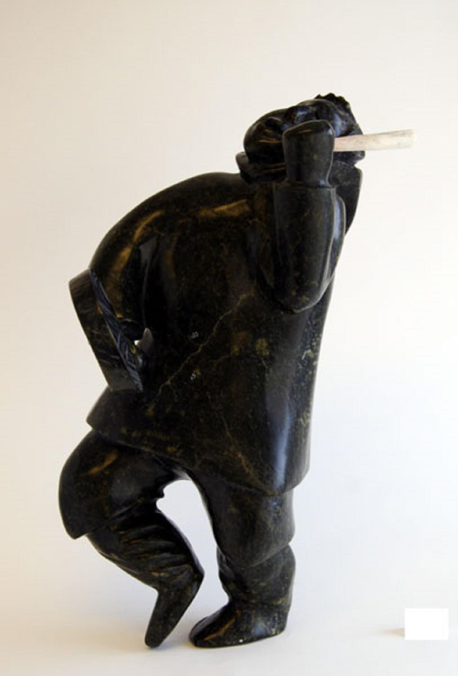 Inuit : Tambour - Sculpture de Kellipalik Qimipik