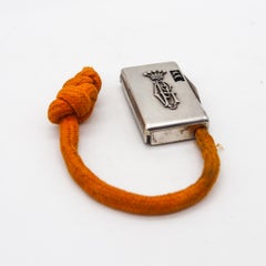 Kellner Brothers Vienna 1885 Austrian Vesta Tinder Box In .800 Silver With Knife