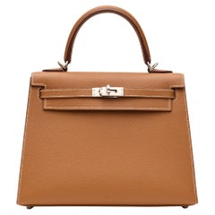 Kelly 25 Sellier Gold Epsom PHW