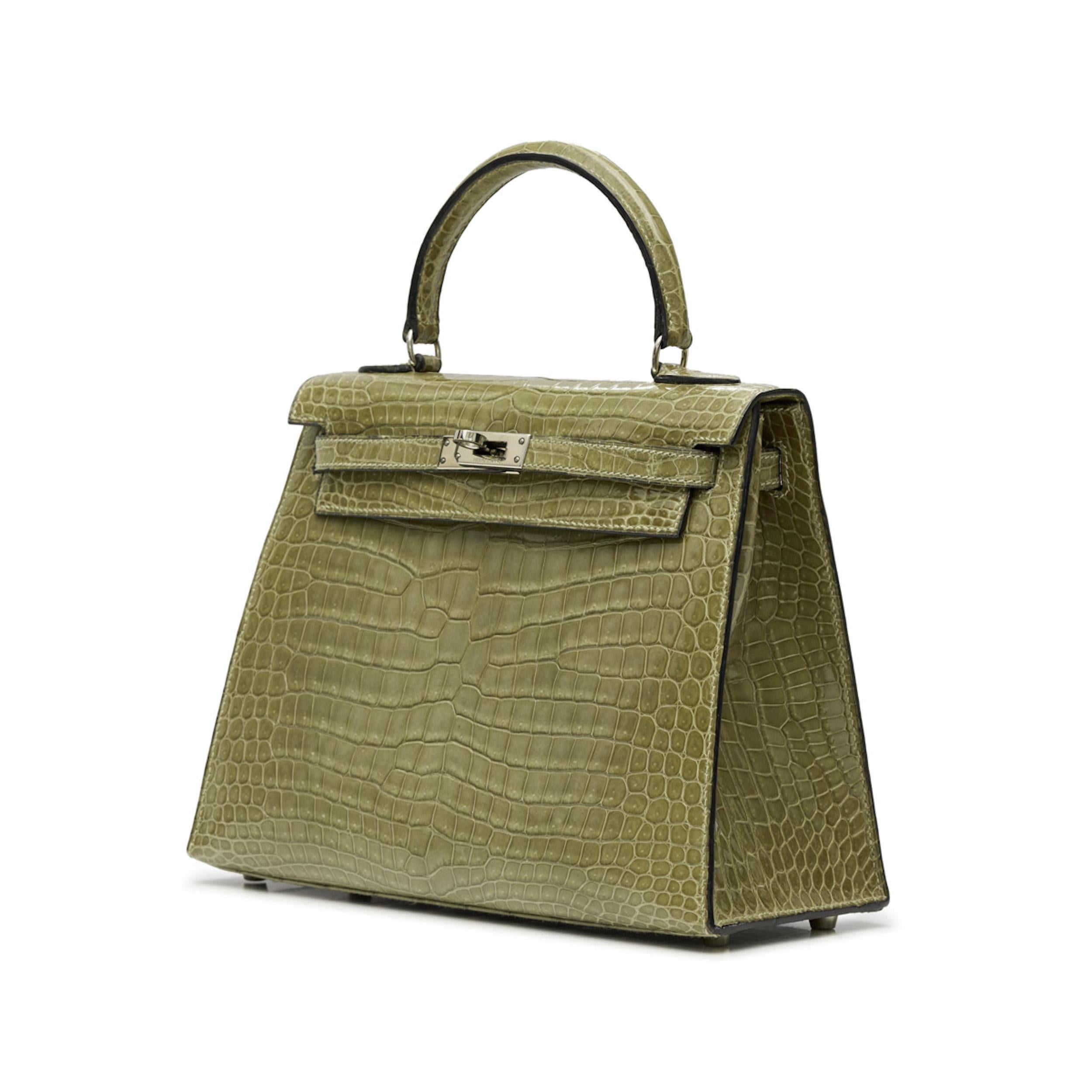 Brown Kelly 25 Sellier Vert Jasmine PHW