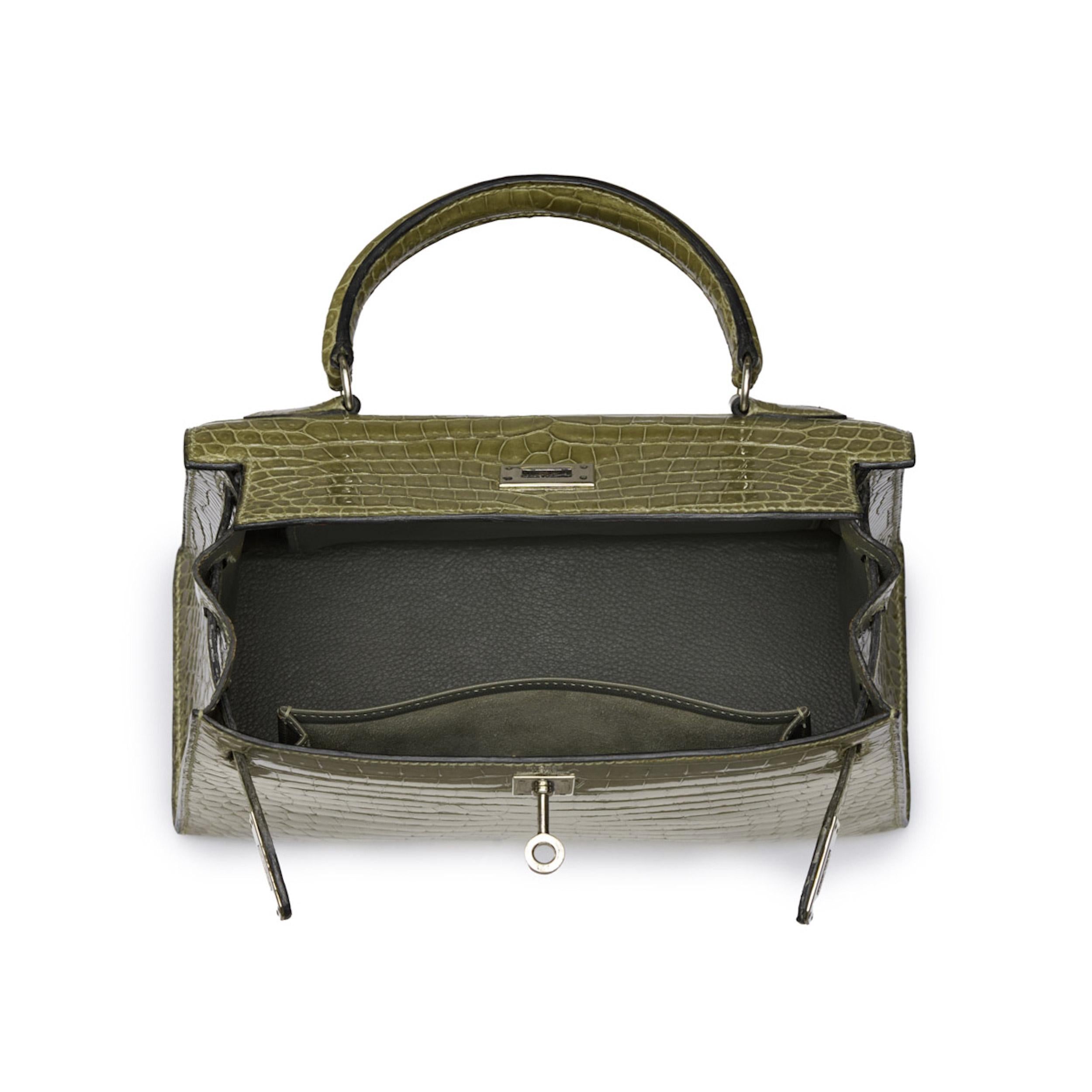 Women's or Men's Kelly 25 Sellier Vert Jasmine PHW