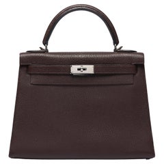 Kelly 28 Sellier Chevre Brown PHW