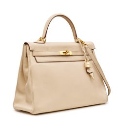 Hermès Kelly 35 Beige Togo GHW