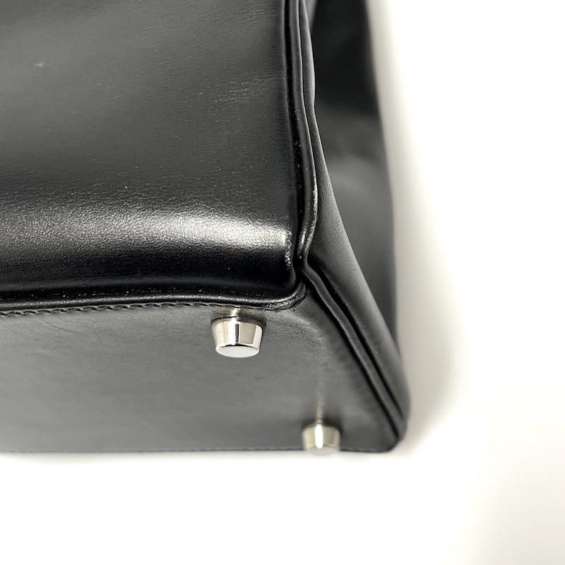 Kelly 35 Black Box Leather For Sale 8