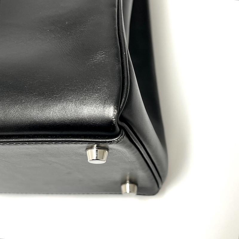 Kelly 35 Black Box Leather For Sale 5