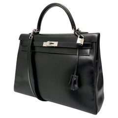Kelly 35 Nero Box Pelle