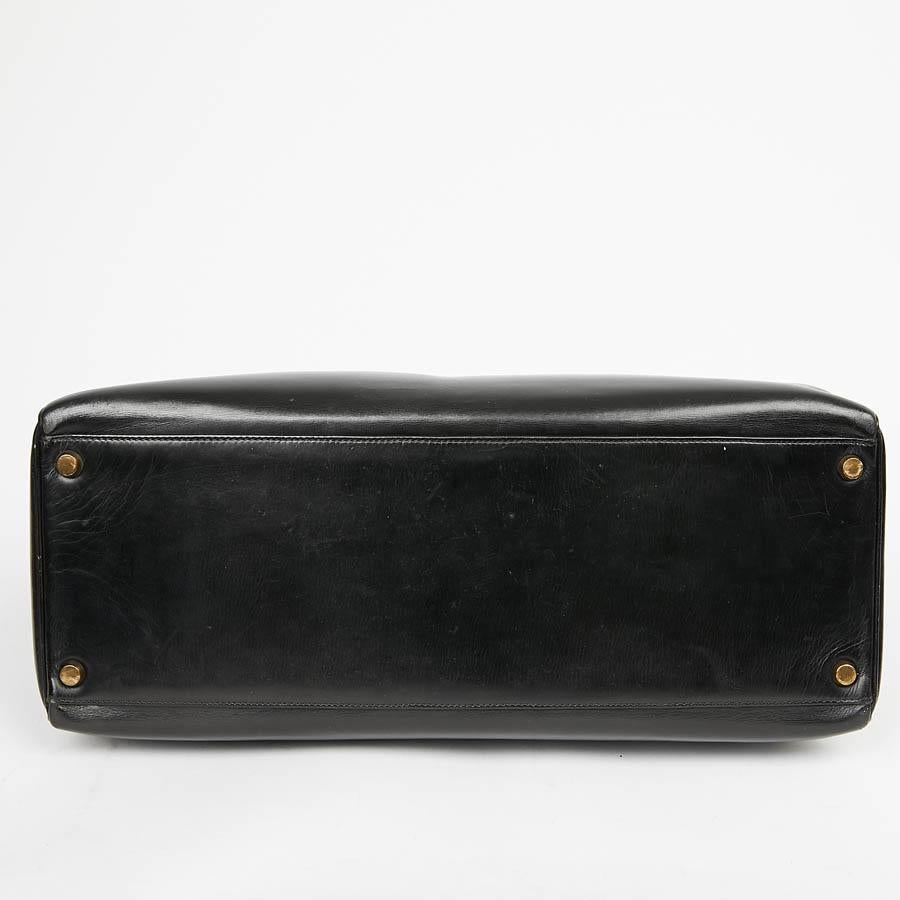 Black Kelly 35 HERMES Leather Handbag