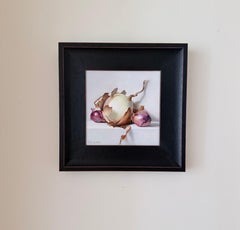 "Earths Aromatics" - Realist Onions Still Life Painting