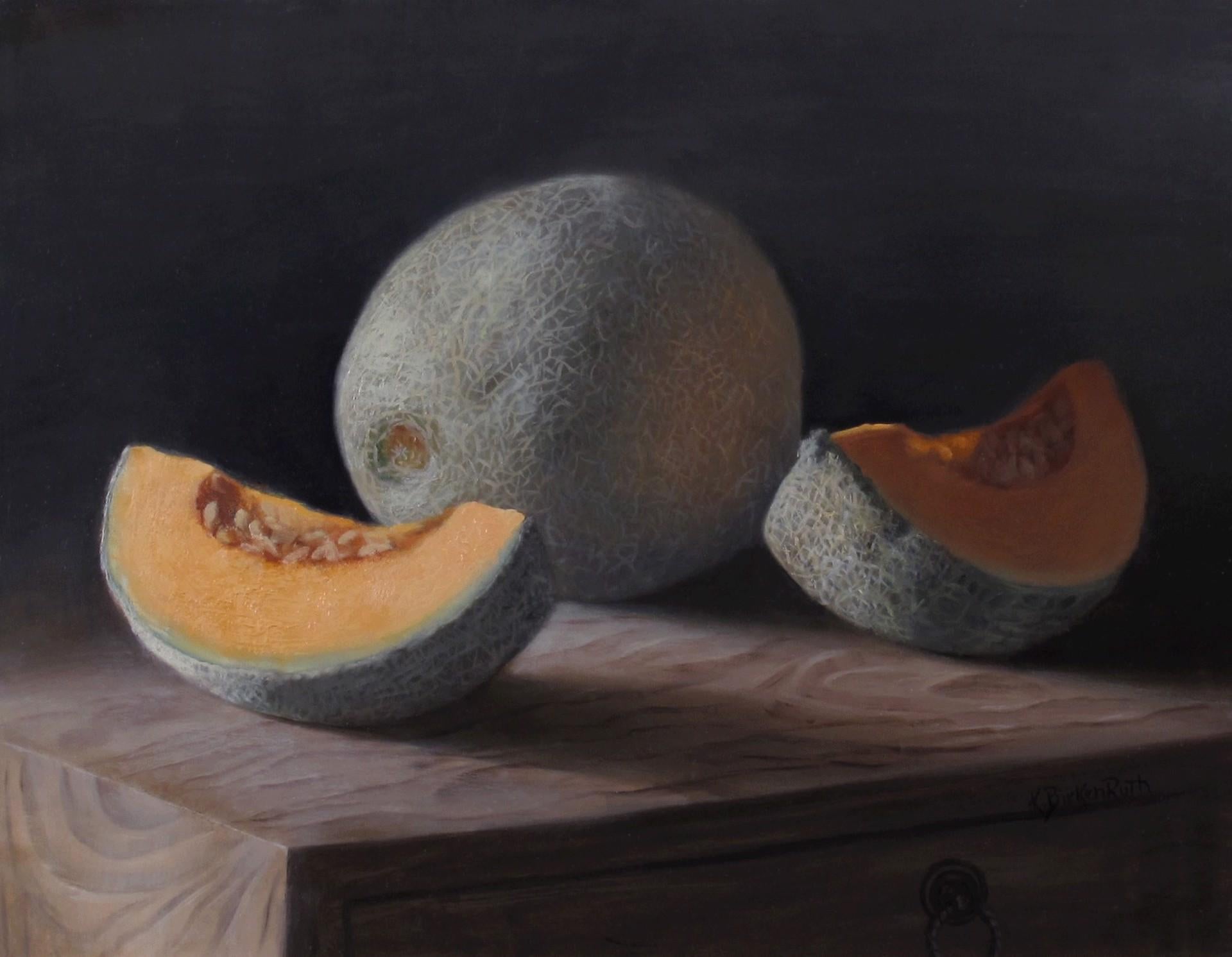 Kelly Birkenruth Figurative Painting - Melons
