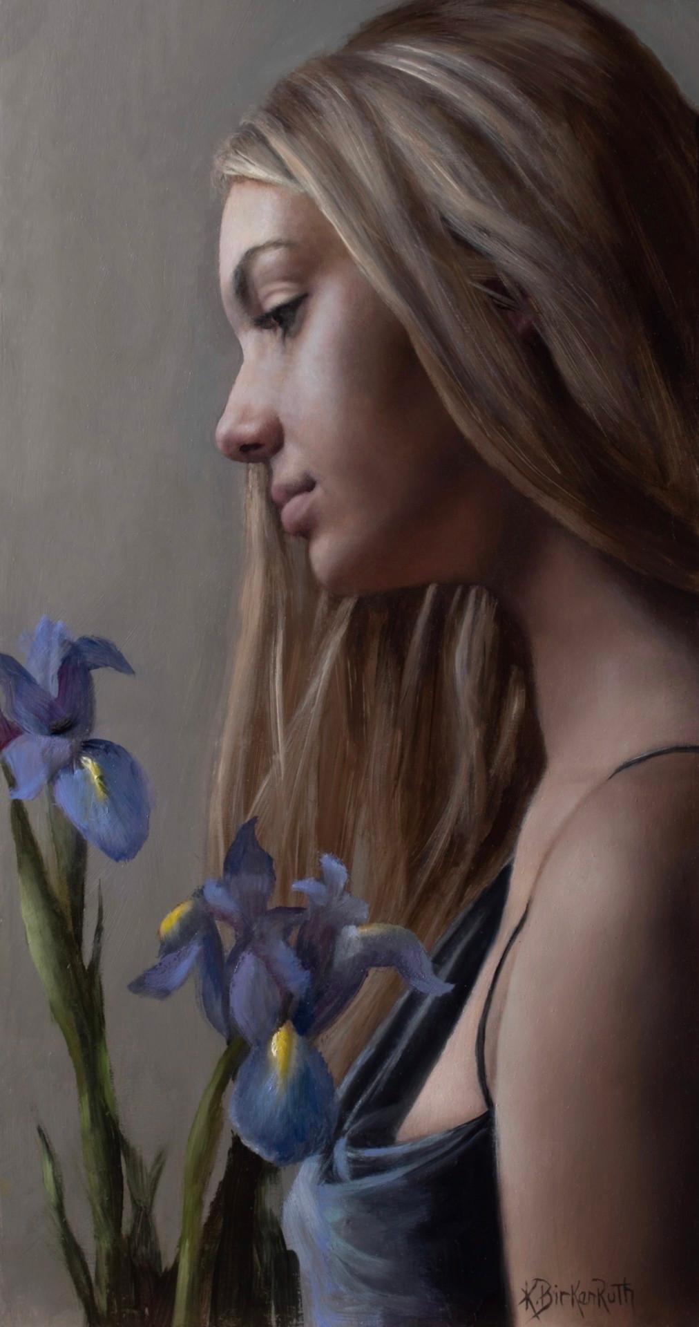 Kelly Birkenruth Portrait Painting - Reveuse