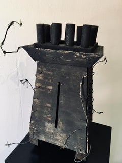 Abstract wood Sculpture: "Fortress'