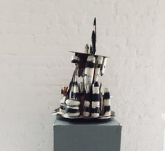 Abstract wood Sculpture: 'Horn'