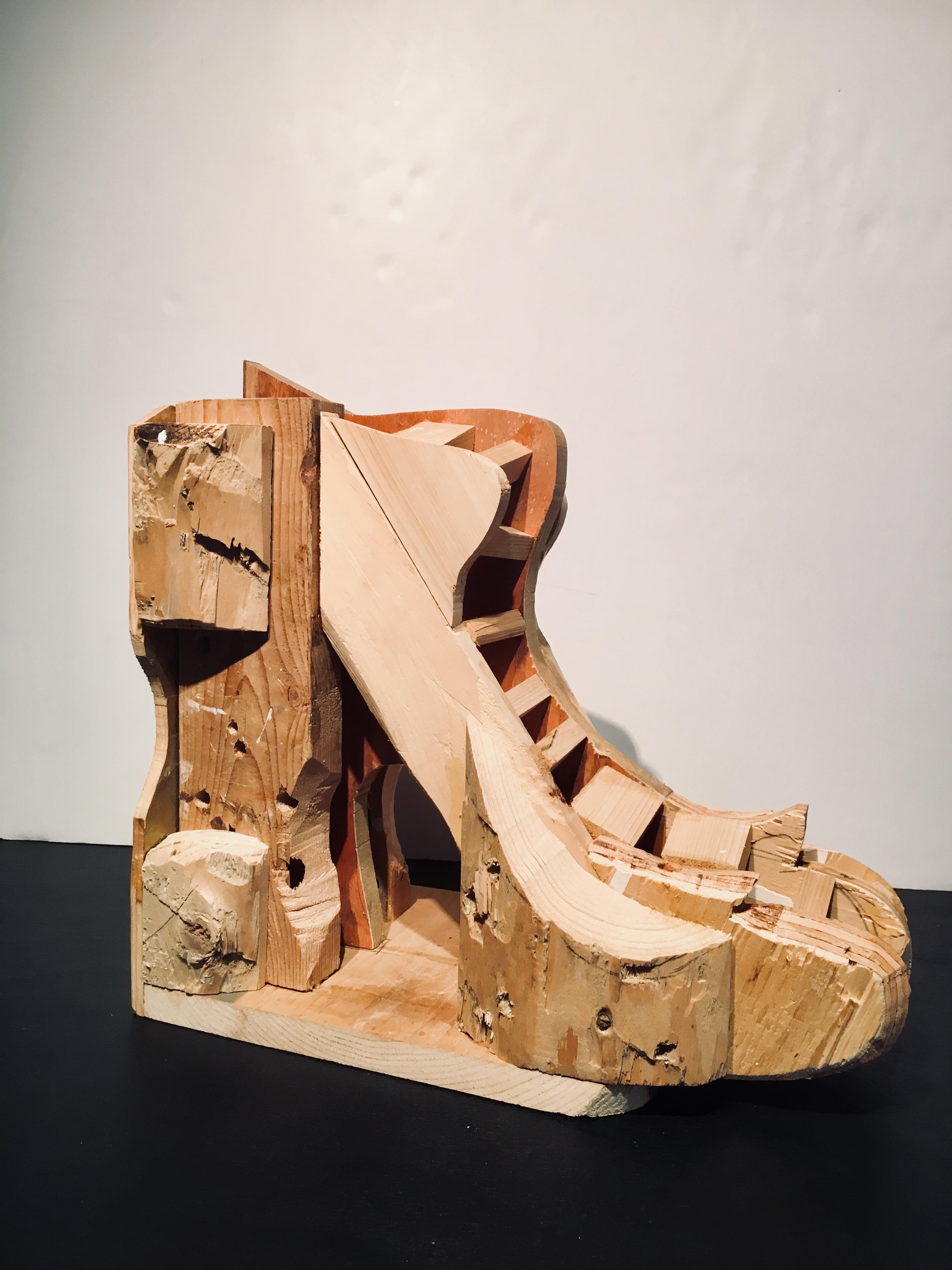 Kelly Bugden + Van Wifvat Abstract Sculpture - Sculpture; Untitiled (Shoe II)