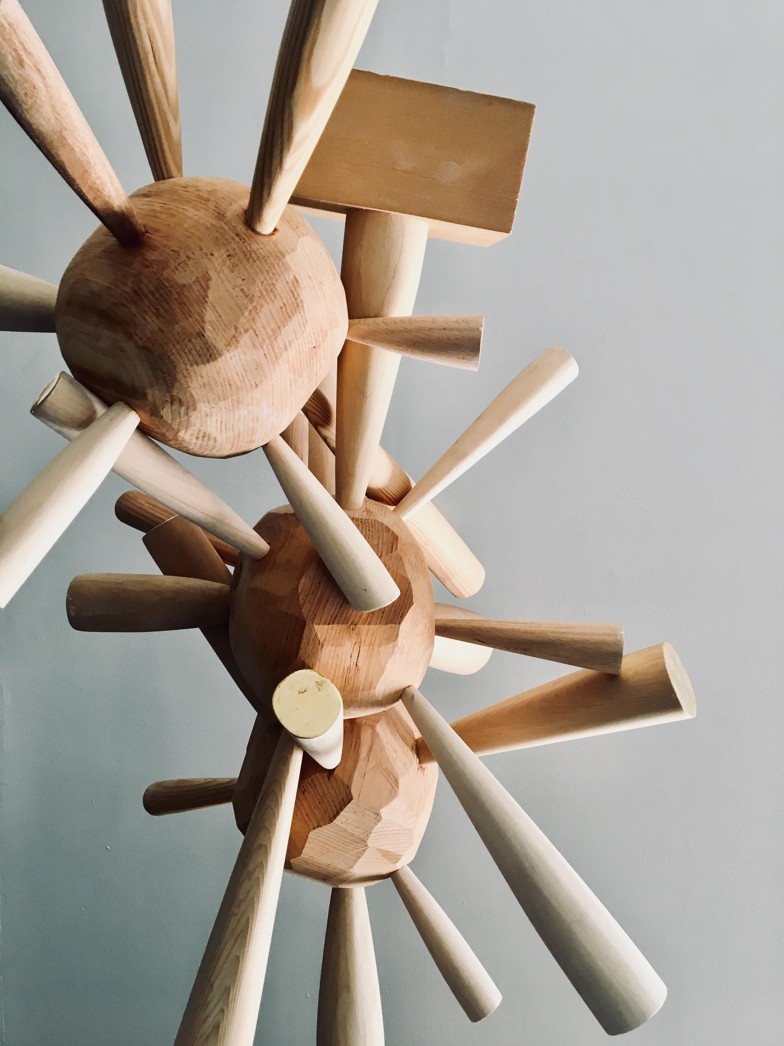 abstract wooden sculptures