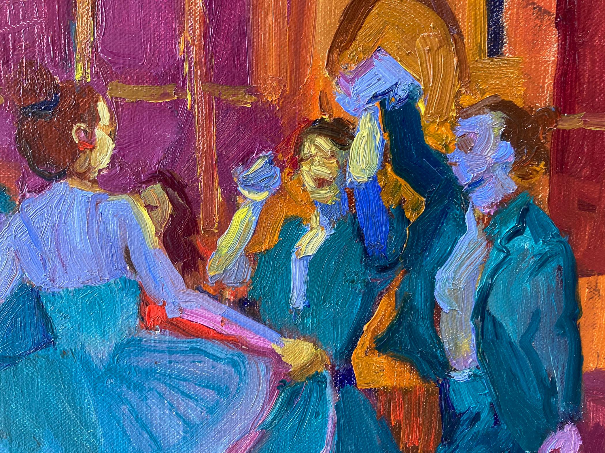 blue dancers painting