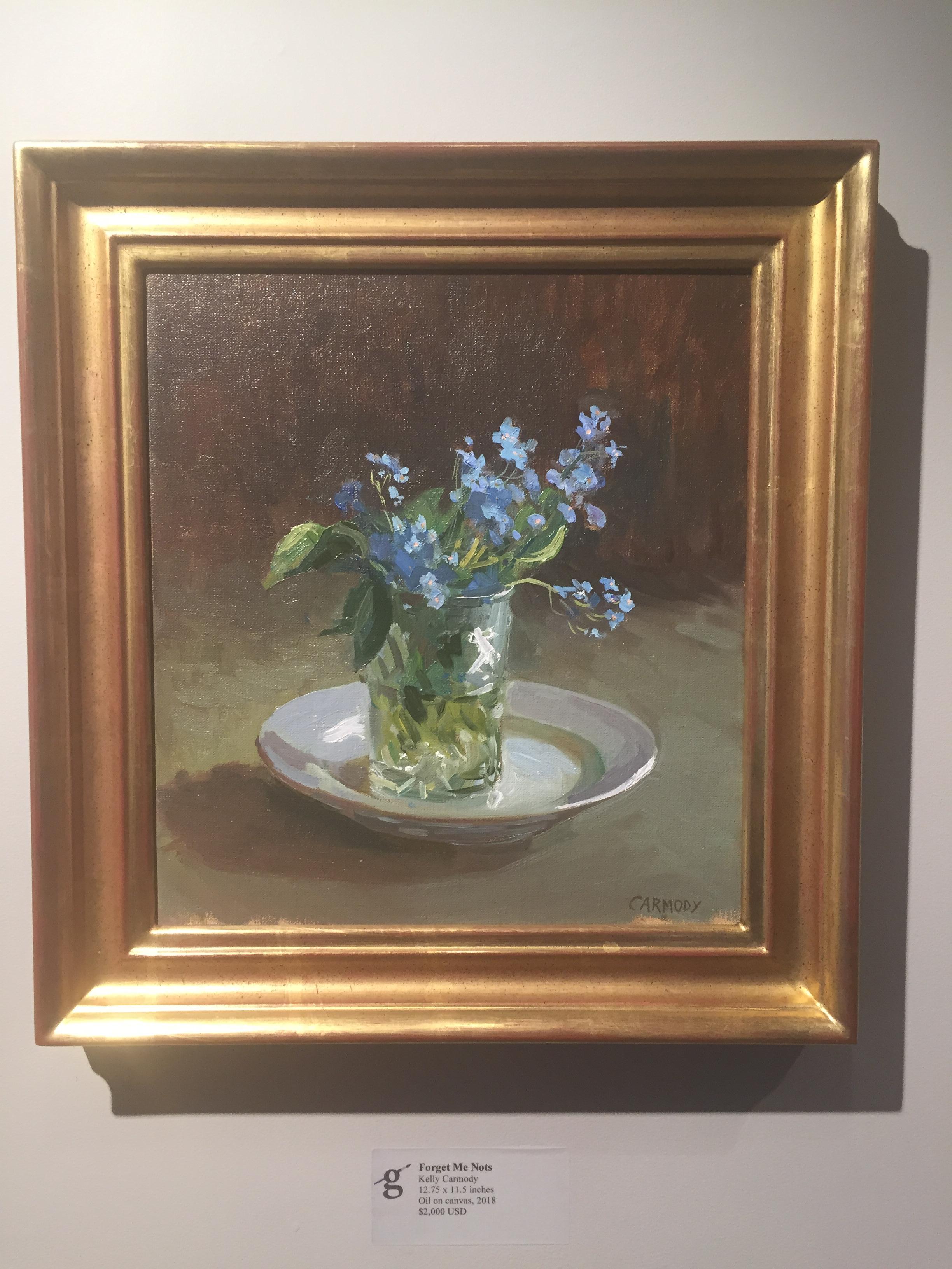 Forget me Nots - Painting by Kelly Carmody