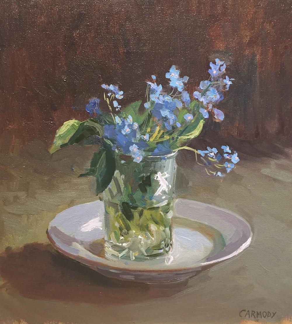 Kelly Carmody Interior Painting - Forget me Nots
