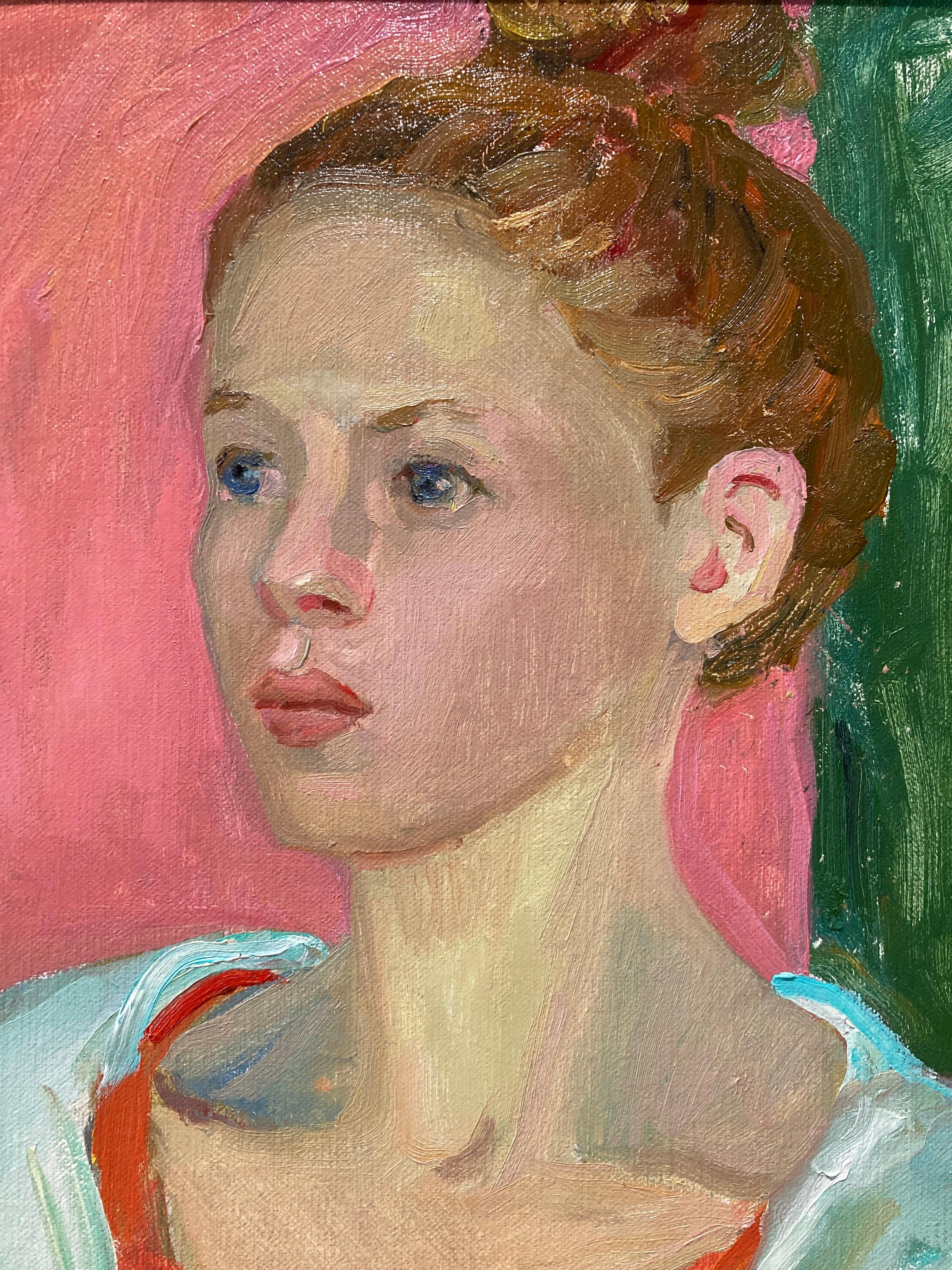 Carmody torna alla sua formazione di ritrattista, ma in uno stile impressionistico in questa vibrante composizione. 

Opzioni di telaio disponibili.

Bio dell'artista:
Kelly Carmody ha esposto in sedi quali la Portrait Society of America e l'Art