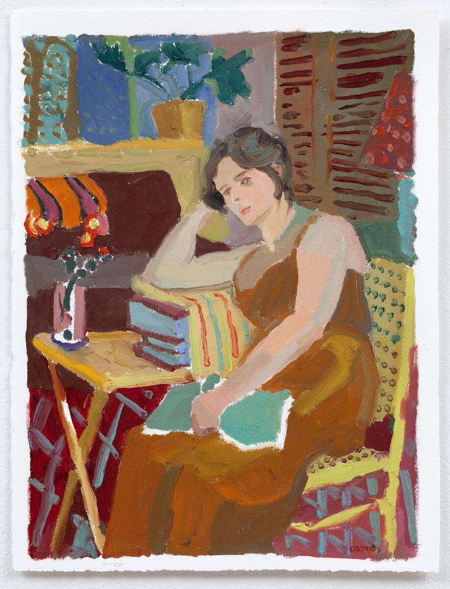 Gesicht Figurative Gemälde
