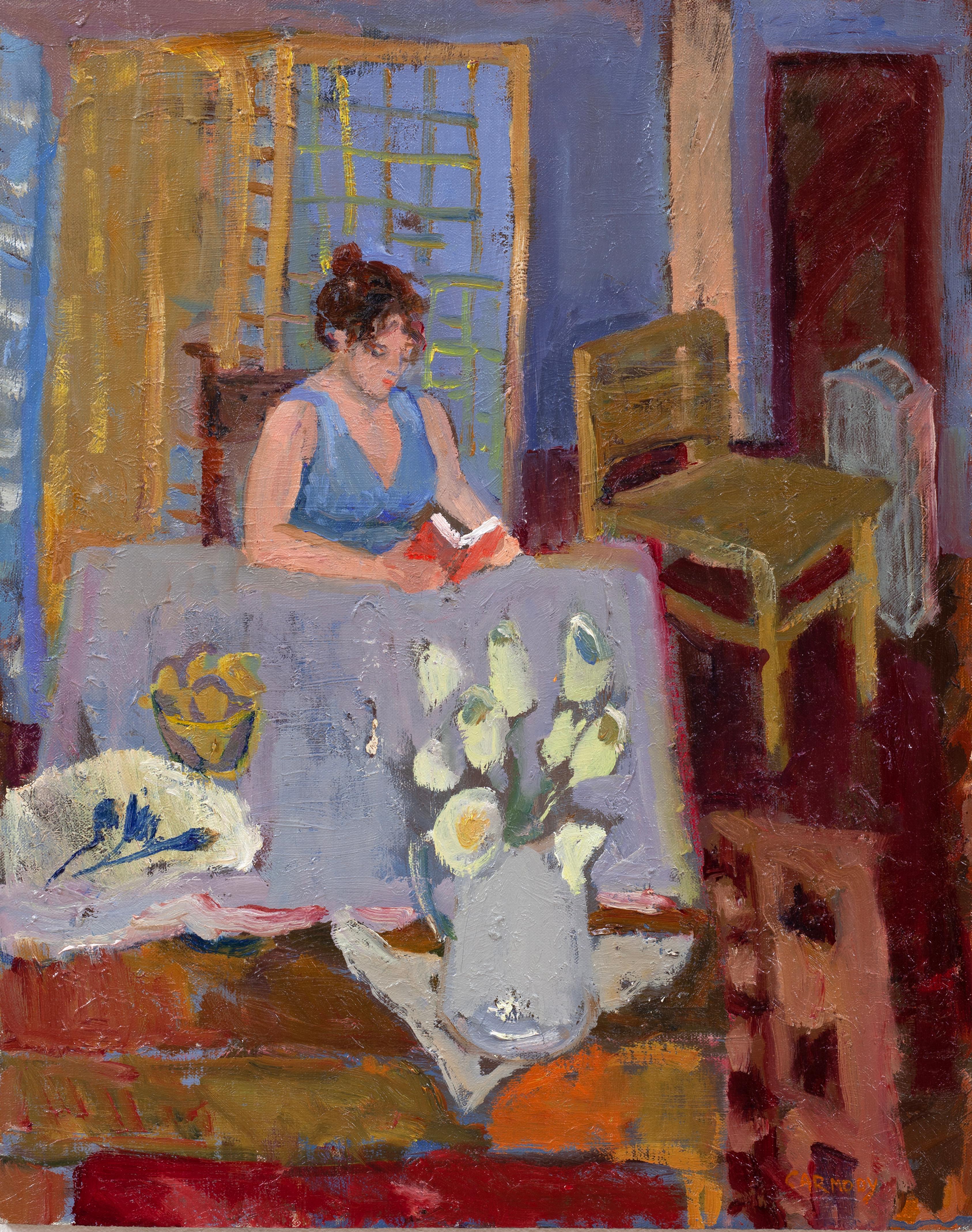 Kelly Carmody Interior Painting - The Reader