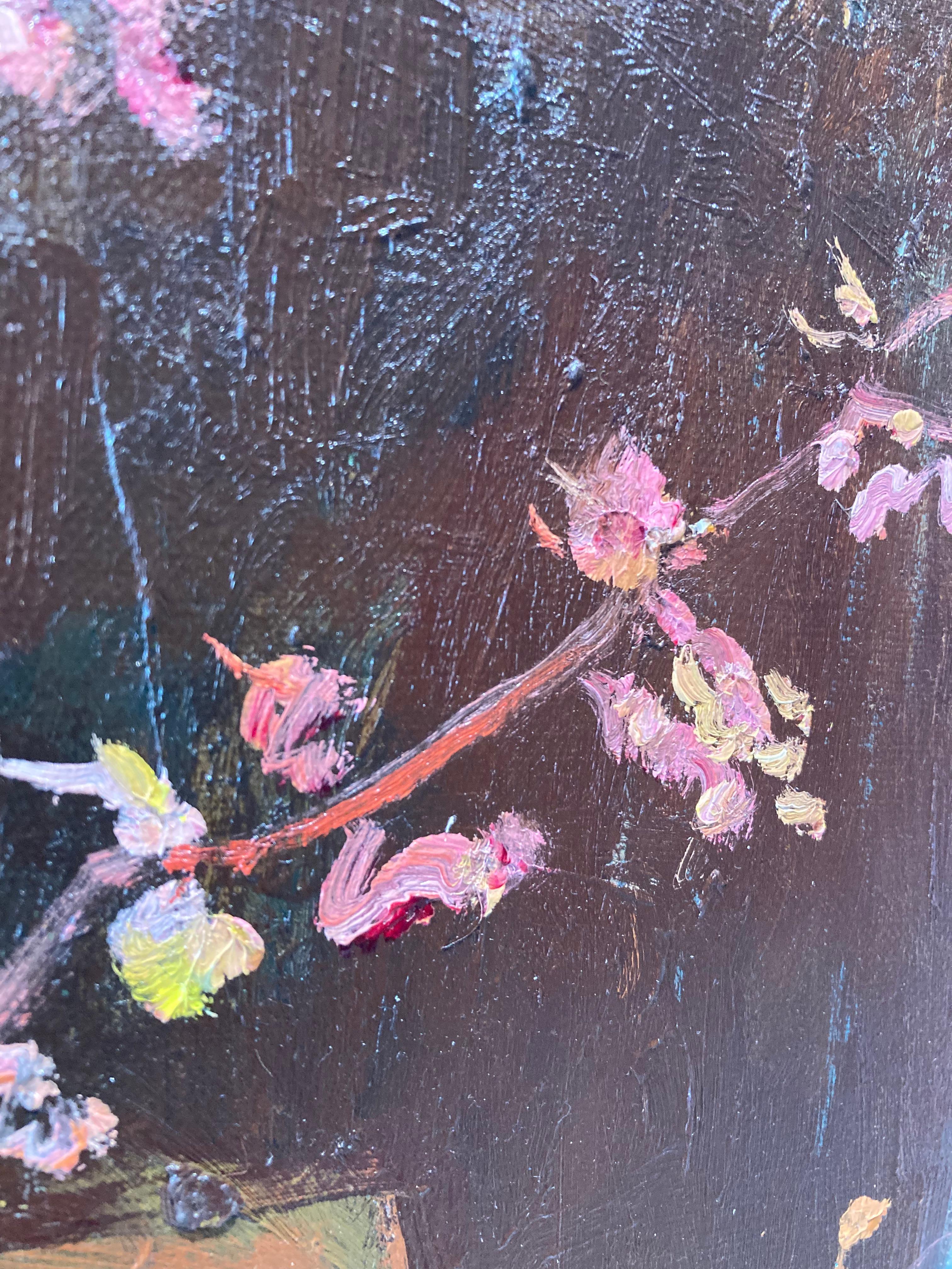 wildflower oil painting