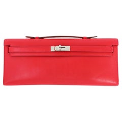 Kelly Cut Vermillon Red Clutch