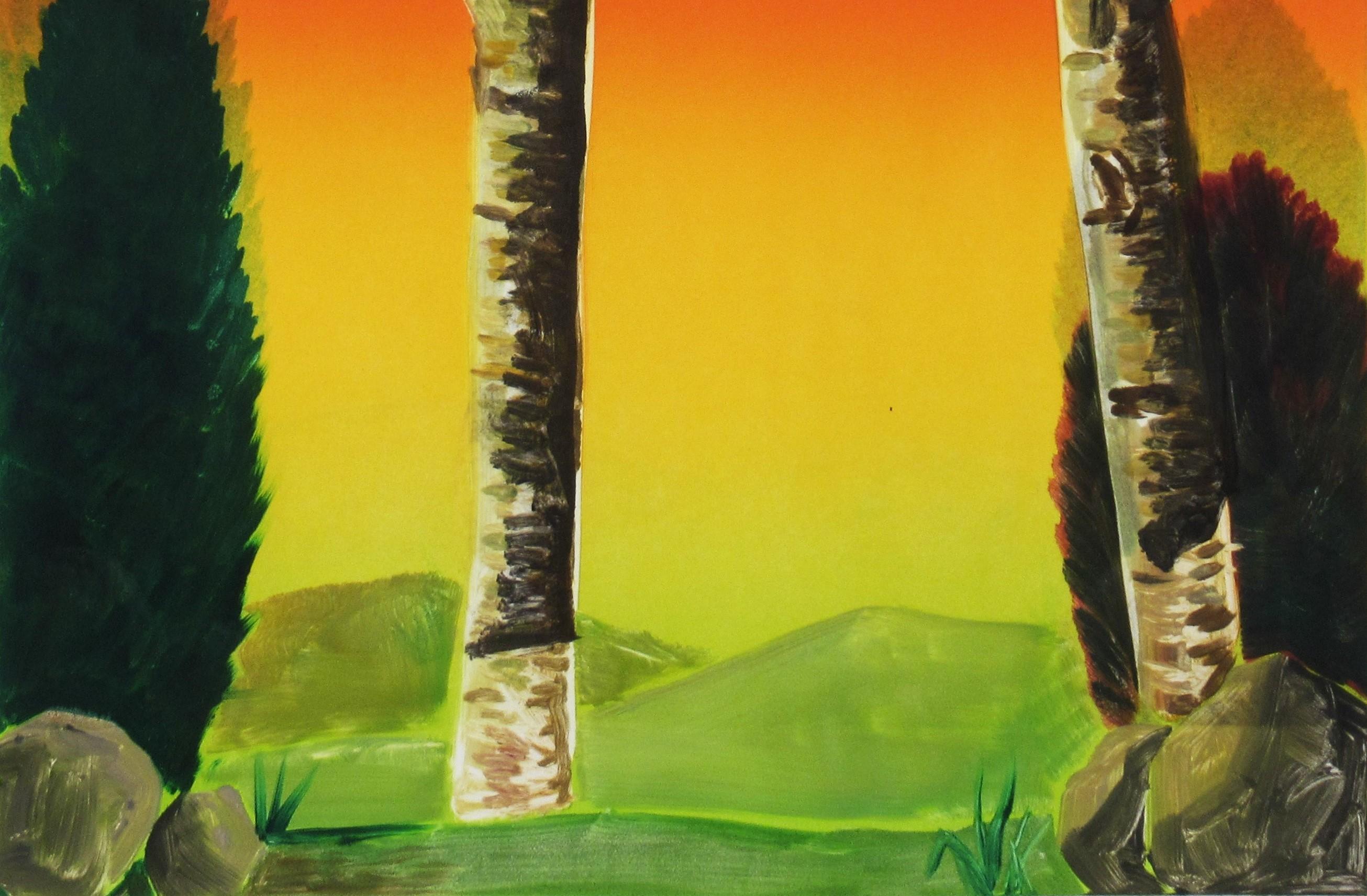 Alberi - Print American Modern di Kelly Detweiler