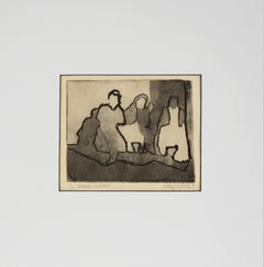 1971 The Tarahumara Indians - Figurative Etching on Paper