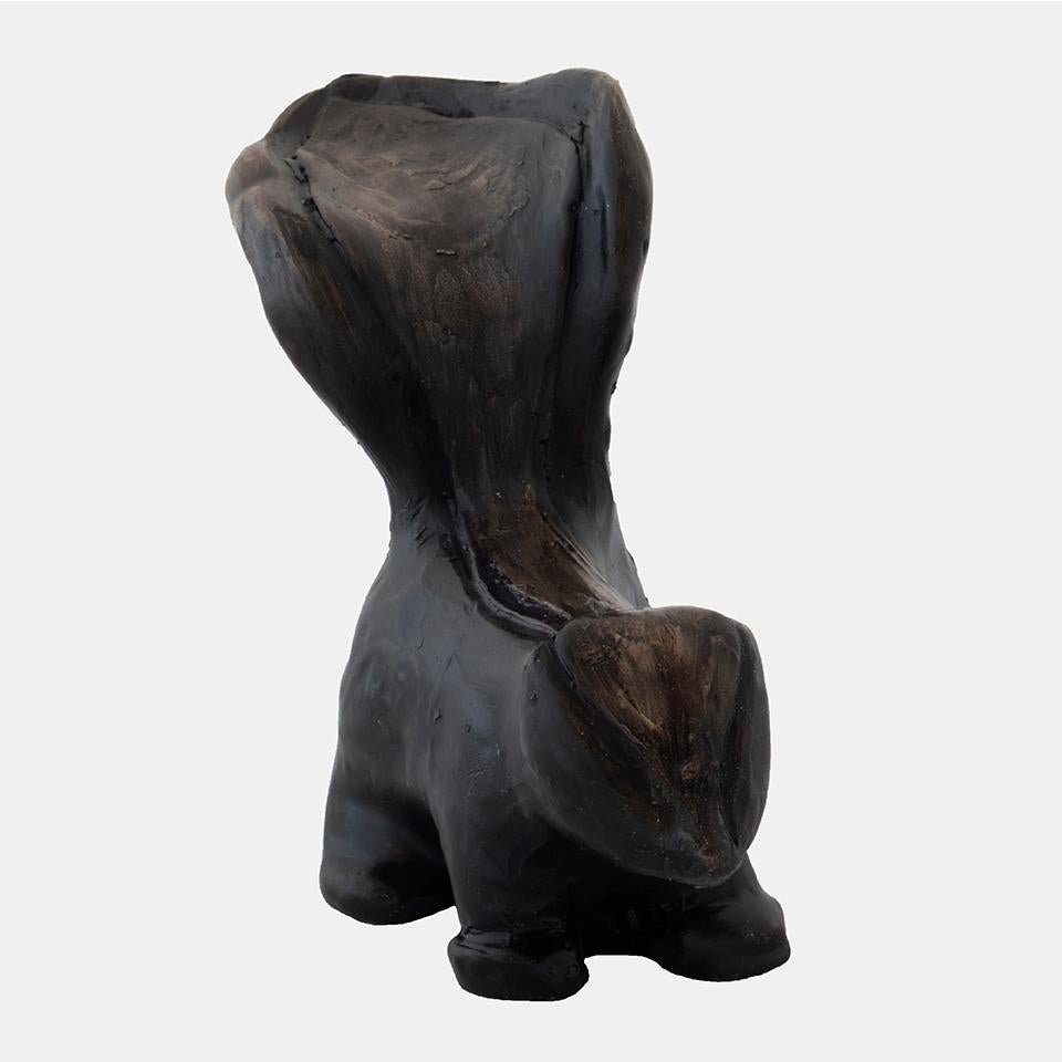 Skunk #4 - Sculpture by Kelly Frye