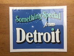 "Something Special From Detroit" Limited Edition Screen Print