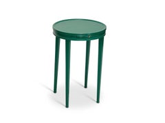 Used Kelly Green Lamp Table by By Kittinger Furniture