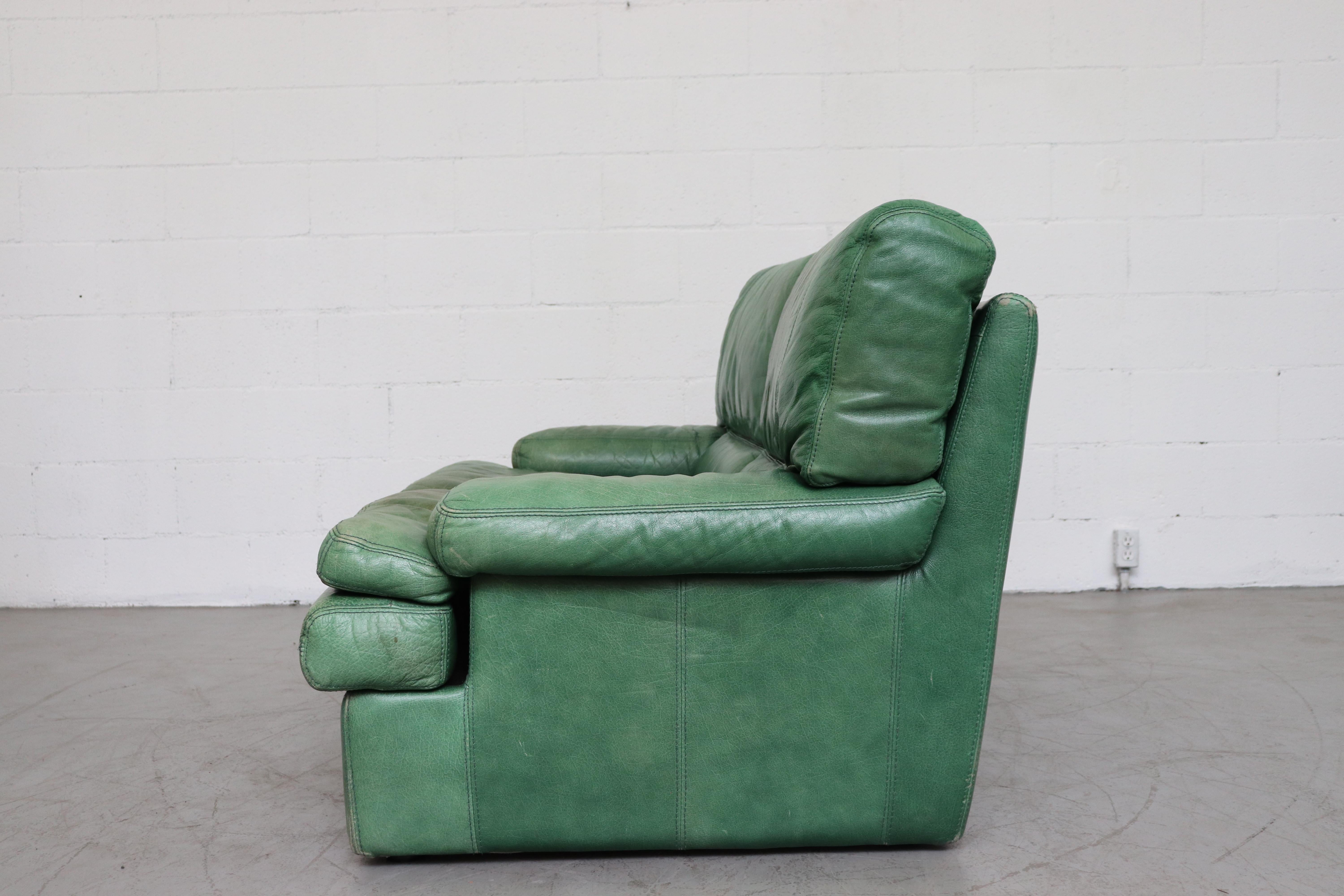 kelly green sofa