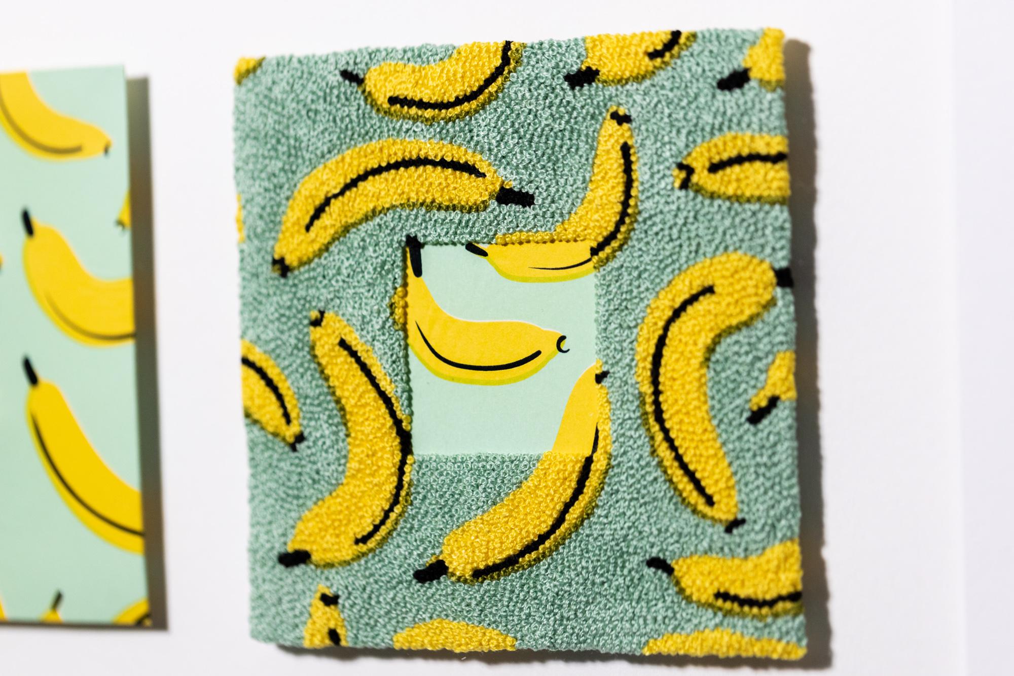 Complete Me: Bananas - Contemporary Mixed Media Art by Kelly Kozma