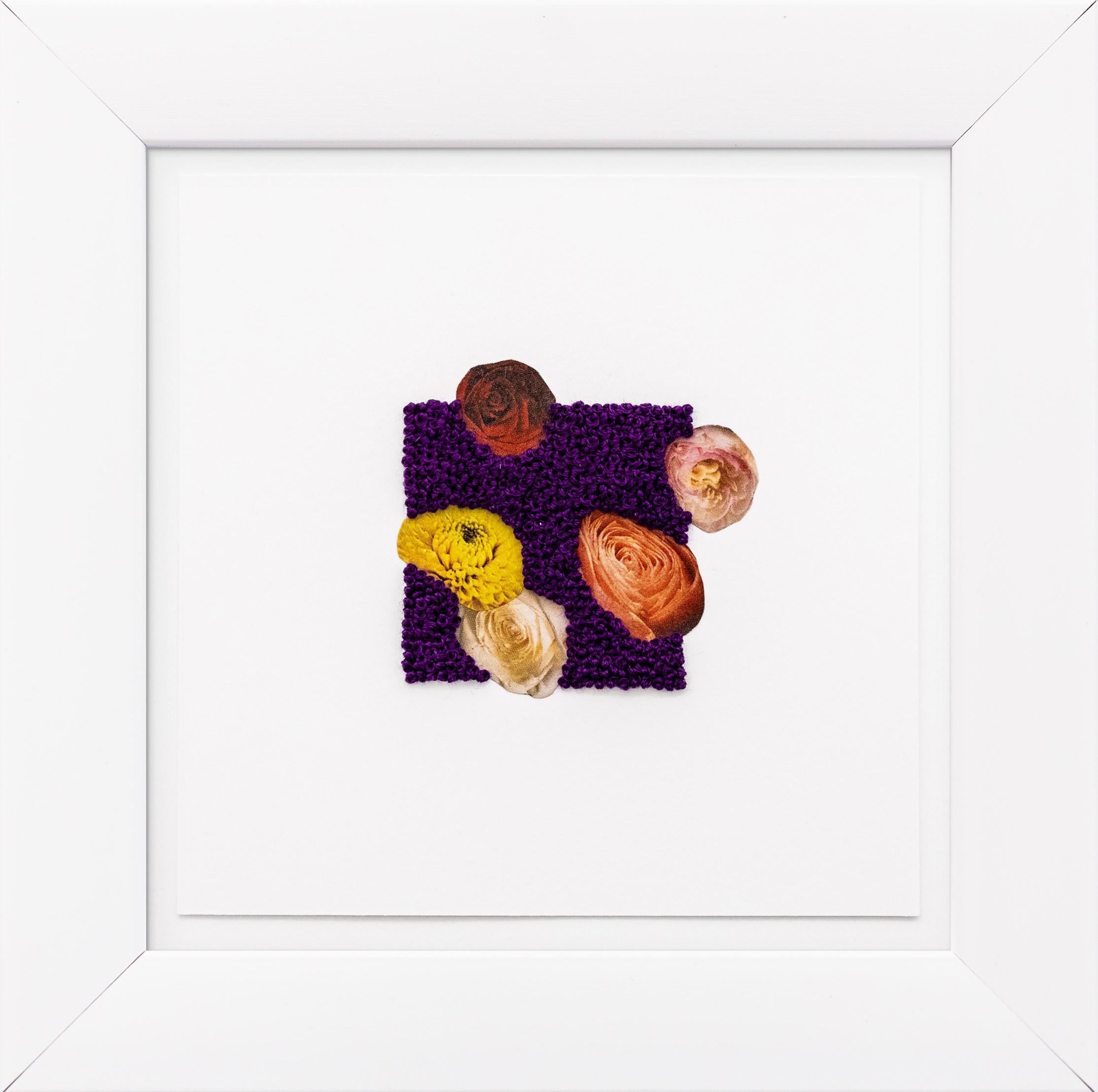 This Bouquet: Mixed Media Artwork, Collage & Embroidery