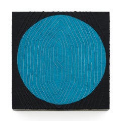 "You Are Here: S Thing" Thread and Acrylic in Graffiti Letter