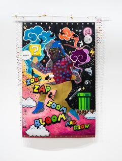 Kelly Kozma - "Let Me Work My Magic" Large Mixed Media Wall Installation by Kelly Kozma "Let Me Work My Magic" Large Mixed Media Wall Installation by Kelly Kozma