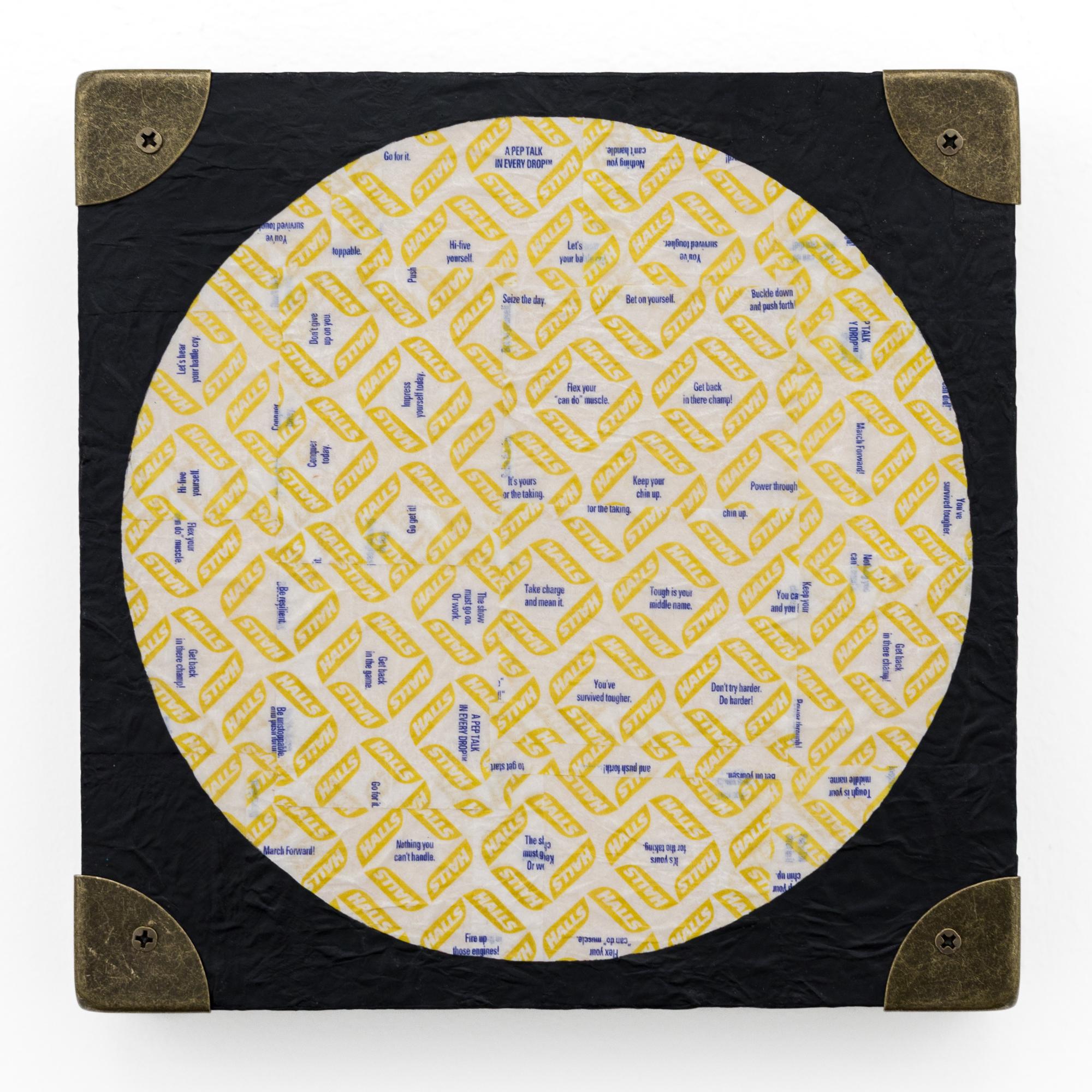 "Let’s Hear Your Battle Cry" Found and Patterned Wrappers by Kelly Kozma