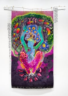 "We
re All Just Taller Children"Artist Self Portrait in Acrylic
Colored Pencil