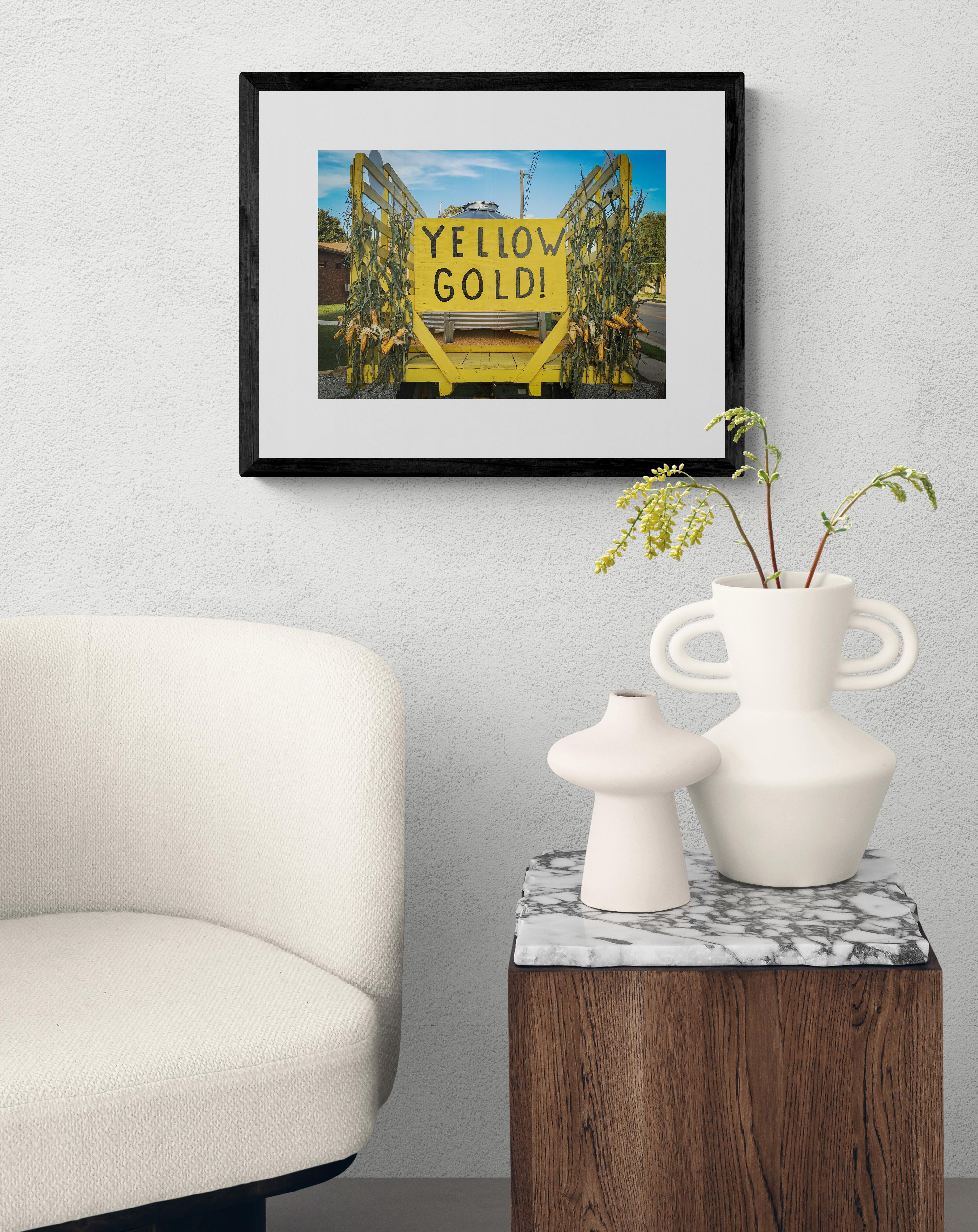 Oro amarillo  (Americana, Medio Oeste, Clásica, Vintage, Maíz, Granja, ~30% DESCUENTO) - Photograph de Kelly Ludwig