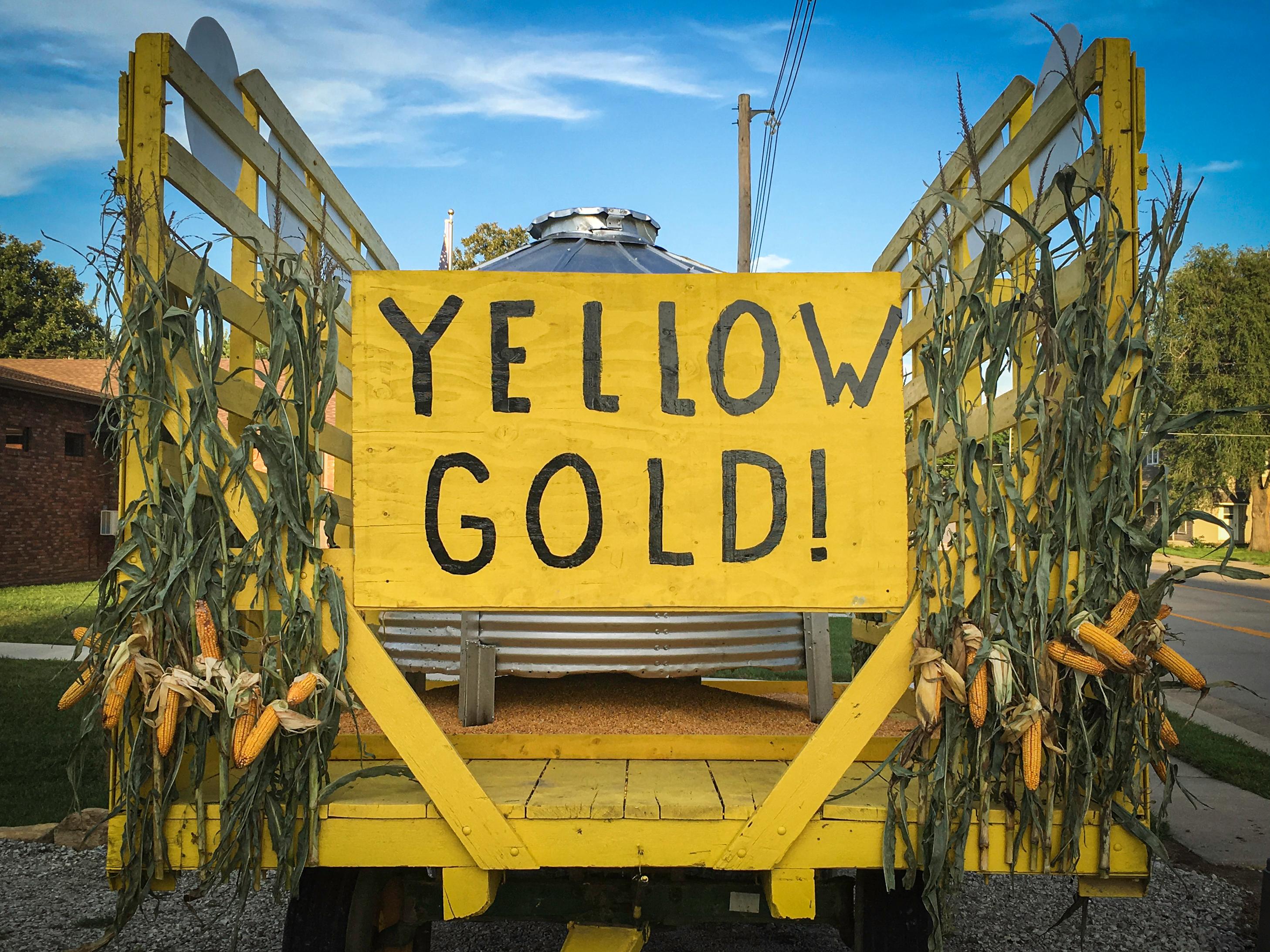Oro amarillo  (Americana, Medio Oeste, Clásica, Vintage, Maíz, Granja, ~30% DESCUENTO)
