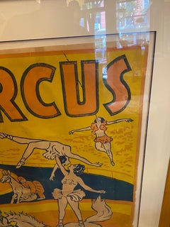 Kelly & Miller Brothers Circus Poster 'Framed'