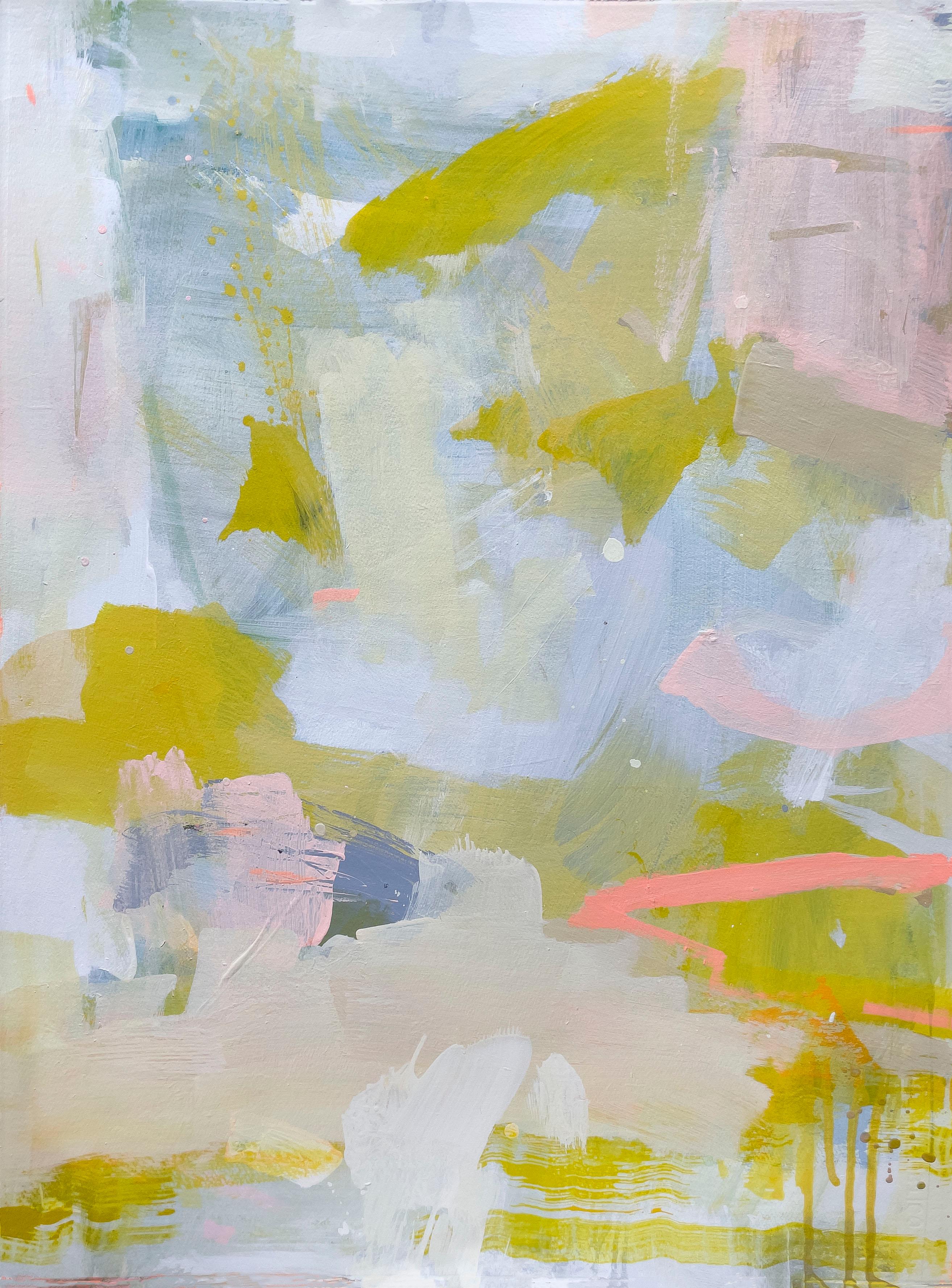 "Lemon Drop I, " Abstract Painting